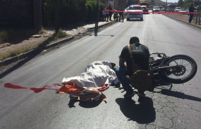 motociclista muere