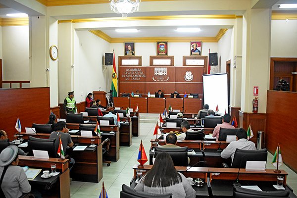 Debate en el pleno de la Asamblea Departamental