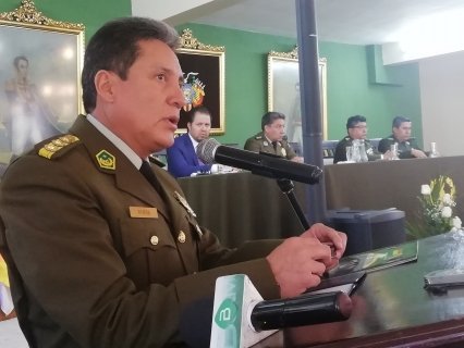 El subcomandante de la Policía, Eduardo Rivera