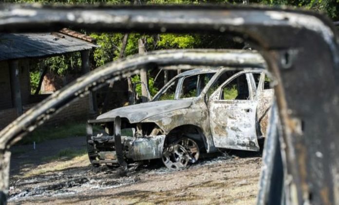 La emboscada en Michoacán es la más mortífera contra policías de los últimos años. (Foto: AFP, via BBC Mundo)