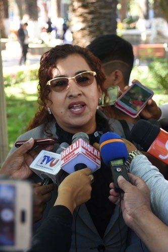 Gladys Alarcón, alcaldesa de Yunchará